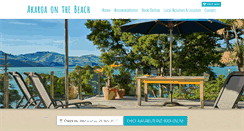 Desktop Screenshot of akaroaonthebeach.com